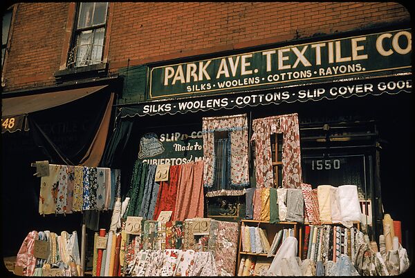 [Sidewalk Displays, for the Series "The Pitch Direct," Fortune Magazine, 1957], Walker Evans (American, St. Louis, Missouri 1903–1975 New Haven, Connecticut), Color film transparencies