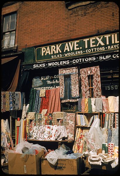 [Sidewalk Displays, for the Series "The Pitch Direct," Fortune Magazine, 1957], Walker Evans (American, St. Louis, Missouri 1903–1975 New Haven, Connecticut), Color film transparencies