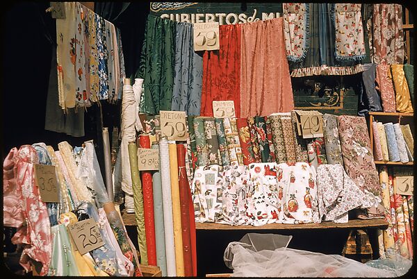 [Sidewalk Displays, for the Series "The Pitch Direct," Fortune Magazine, 1957], Walker Evans (American, St. Louis, Missouri 1903–1975 New Haven, Connecticut), Color film transparencies