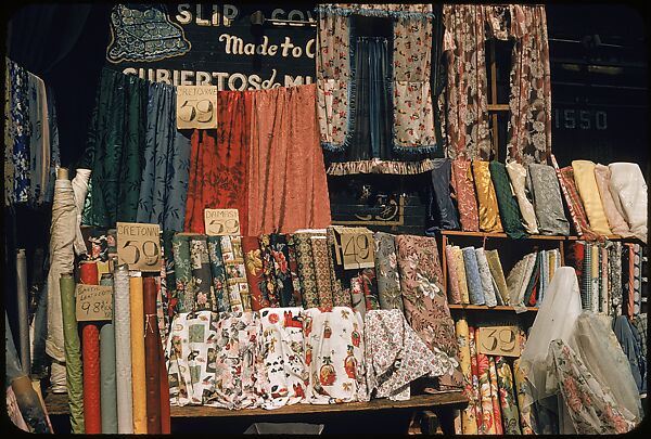 [Sidewalk Displays, for the Series "The Pitch Direct," Fortune Magazine, 1957], Walker Evans (American, St. Louis, Missouri 1903–1975 New Haven, Connecticut), Color film transparencies
