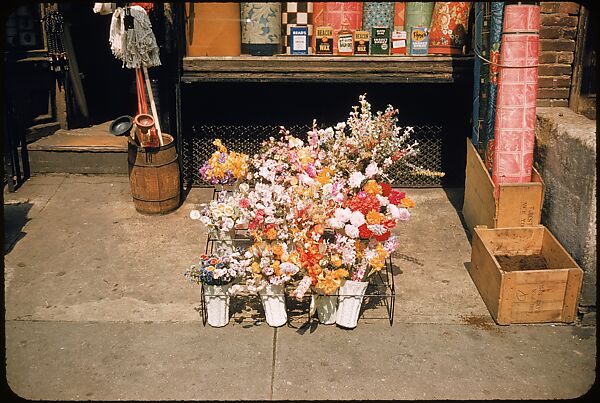 [Sidewalk Displays, for the Series "The Pitch Direct," Fortune Magazine, 1957], Walker Evans (American, St. Louis, Missouri 1903–1975 New Haven, Connecticut), Color film transparencies