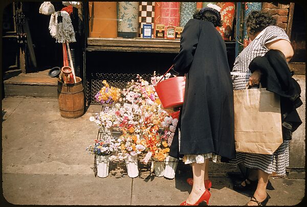 [Sidewalk Displays, for the Series "The Pitch Direct," Fortune Magazine, 1957], Walker Evans (American, St. Louis, Missouri 1903–1975 New Haven, Connecticut), Color film transparencies