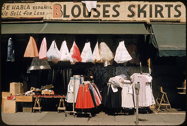 [Sidewalk Displays, for the Series "The Pitch Direct," Fortune Magazine, 1957], Walker Evans (American, St. Louis, Missouri 1903–1975 New Haven, Connecticut), Color film transparencies