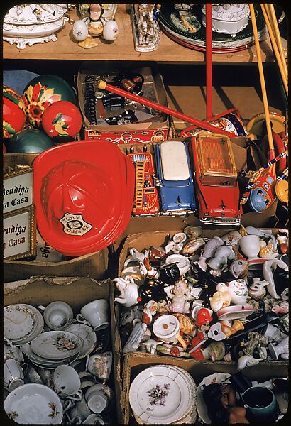 [Sidewalk Displays, for the Series "The Pitch Direct," Fortune Magazine, 1957], Walker Evans (American, St. Louis, Missouri 1903–1975 New Haven, Connecticut), Color film transparencies