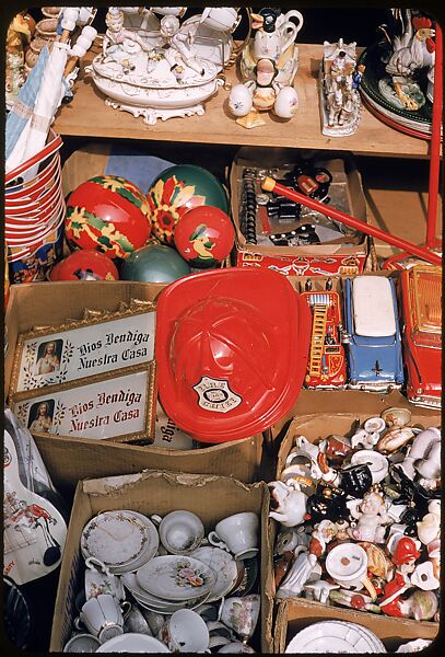 [Sidewalk Displays, for the Series "The Pitch Direct," Fortune Magazine, 1957], Walker Evans (American, St. Louis, Missouri 1903–1975 New Haven, Connecticut), Color film transparencies