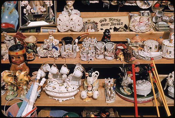 [Sidewalk Displays, for the Series "The Pitch Direct," Fortune Magazine, 1957], Walker Evans (American, St. Louis, Missouri 1903–1975 New Haven, Connecticut), Color film transparencies
