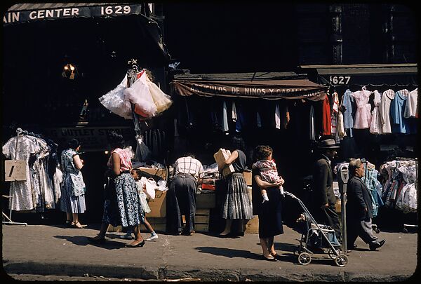 [Sidewalk Displays, for the Series "The Pitch Direct," Fortune Magazine, 1957], Walker Evans (American, St. Louis, Missouri 1903–1975 New Haven, Connecticut), Color film transparencies