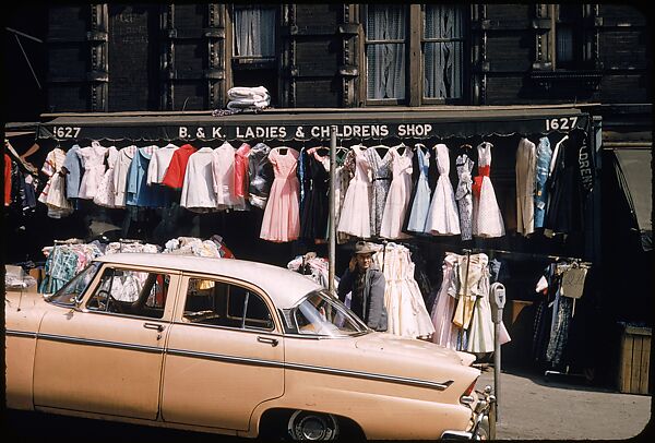[Sidewalk Displays, for the Series "The Pitch Direct," Fortune Magazine, 1957], Walker Evans (American, St. Louis, Missouri 1903–1975 New Haven, Connecticut), Color film transparencies