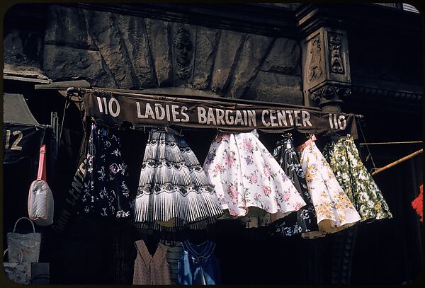 [Sidewalk Displays, for the Series "The Pitch Direct," Fortune Magazine, 1957], Walker Evans (American, St. Louis, Missouri 1903–1975 New Haven, Connecticut), Color film transparencies
