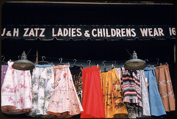 [Sidewalk Displays, for the Series "The Pitch Direct," Fortune Magazine, 1957], Walker Evans (American, St. Louis, Missouri 1903–1975 New Haven, Connecticut), Color film transparencies