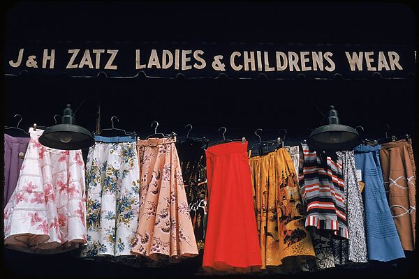 [Sidewalk Displays, for the Series "The Pitch Direct," Fortune Magazine, 1957], Walker Evans (American, St. Louis, Missouri 1903–1975 New Haven, Connecticut), Color film transparencies