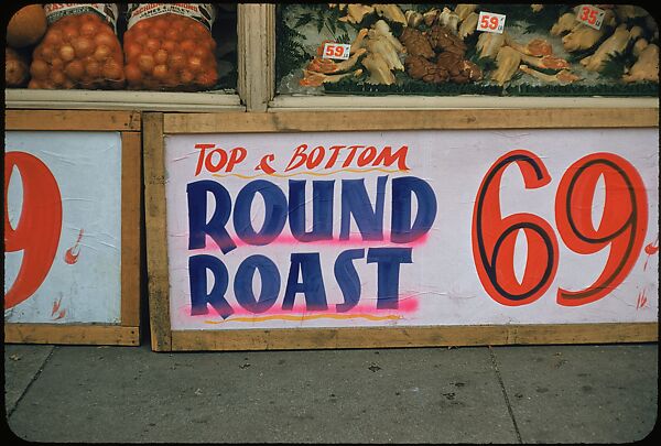 [Sidewalk Displays, for the Series "The Pitch Direct," Fortune Magazine, 1957], Walker Evans (American, St. Louis, Missouri 1903–1975 New Haven, Connecticut), Color film transparencies