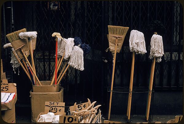 [Sidewalk Displays, for the Series "The Pitch Direct," Fortune Magazine, 1957], Walker Evans (American, St. Louis, Missouri 1903–1975 New Haven, Connecticut), Color film transparencies