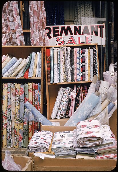 [Sidewalk Displays, for the Series "The Pitch Direct," Fortune Magazine, 1957], Walker Evans (American, St. Louis, Missouri 1903–1975 New Haven, Connecticut), Color film transparencies