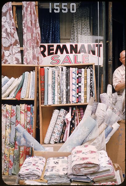 [Sidewalk Displays, for the Series "The Pitch Direct," Fortune Magazine, 1957], Walker Evans (American, St. Louis, Missouri 1903–1975 New Haven, Connecticut), Color film transparencies