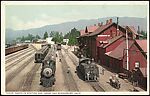[145 Postcards of Railroad Stations Collected by Walker Evans], Photomechanical prints; gelatin silver prints
