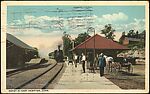 [145 Postcards of Railroad Stations Collected by Walker Evans], Photomechanical prints; gelatin silver prints