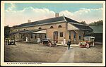 [145 Postcards of Railroad Stations Collected by Walker Evans], Photomechanical prints; gelatin silver prints