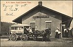 [145 Postcards of Railroad Stations Collected by Walker Evans], Photomechanical prints; gelatin silver prints