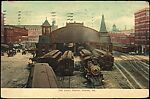 [145 Postcards of Railroad Stations Collected by Walker Evans], Photomechanical prints; gelatin silver prints