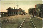 [145 Postcards of Railroad Stations Collected by Walker Evans], Photomechanical prints; gelatin silver prints