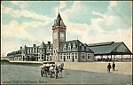 [145 Postcards of Railroad Stations Collected by Walker Evans], Photomechanical prints; gelatin silver prints