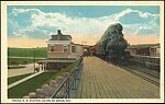 [145 Postcards of Railroad Stations Collected by Walker Evans], Photomechanical prints; gelatin silver prints