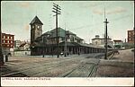 [145 Postcards of Railroad Stations Collected by Walker Evans], Photomechanical prints; gelatin silver prints