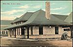 [145 Postcards of Railroad Stations Collected by Walker Evans], Photomechanical prints; gelatin silver prints