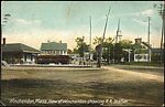 [145 Postcards of Railroad Stations Collected by Walker Evans], Photomechanical prints; gelatin silver prints