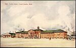 [145 Postcards of Railroad Stations Collected by Walker Evans], Photomechanical prints; gelatin silver prints