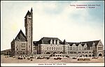 [145 Postcards of Railroad Stations Collected by Walker Evans], Photomechanical prints; gelatin silver prints