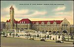 [145 Postcards of Railroad Stations Collected by Walker Evans], Photomechanical prints; gelatin silver prints