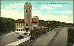 [145 Postcards of Railroad Stations Collected by Walker Evans], Photomechanical prints; gelatin silver prints