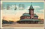 [145 Postcards of Railroad Stations Collected by Walker Evans], Photomechanical prints; gelatin silver prints