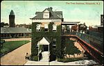 [145 Postcards of Railroad Stations Collected by Walker Evans], Photomechanical prints; gelatin silver prints
