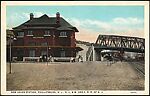 [145 Postcards of Railroad Stations Collected by Walker Evans], Photomechanical prints; gelatin silver prints