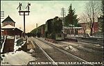 [145 Postcards of Railroad Stations Collected by Walker Evans], Photomechanical prints; gelatin silver prints