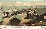 [145 Postcards of Railroad Stations Collected by Walker Evans], Photomechanical prints; gelatin silver prints