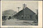 [145 Postcards of Railroad Stations Collected by Walker Evans], Photomechanical prints; gelatin silver prints