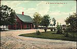 [145 Postcards of Railroad Stations Collected by Walker Evans], Photomechanical prints; gelatin silver prints