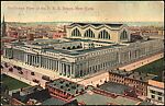[145 Postcards of Railroad Stations Collected by Walker Evans], Photomechanical prints; gelatin silver prints