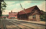 [145 Postcards of Railroad Stations Collected by Walker Evans], Photomechanical prints; gelatin silver prints