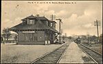 [145 Postcards of Railroad Stations Collected by Walker Evans], Photomechanical prints; gelatin silver prints