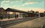 [145 Postcards of Railroad Stations Collected by Walker Evans], Photomechanical prints; gelatin silver prints