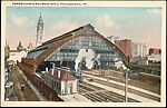 [145 Postcards of Railroad Stations Collected by Walker Evans], Photomechanical prints; gelatin silver prints
