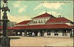 [145 Postcards of Railroad Stations Collected by Walker Evans], Photomechanical prints; gelatin silver prints