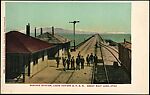 [145 Postcards of Railroad Stations Collected by Walker Evans], Photomechanical prints; gelatin silver prints