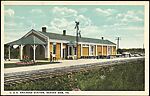 [145 Postcards of Railroad Stations Collected by Walker Evans], Photomechanical prints; gelatin silver prints