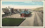 [145 Postcards of Railroad Stations Collected by Walker Evans], Photomechanical prints; gelatin silver prints